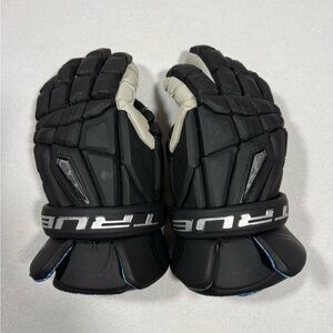 True Frequency 2.0 Lacrosse LAX Player Gloves 13” Black